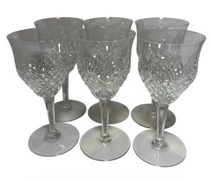 Val St. Lambert Normandy Water Goblets 6pc (K)