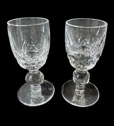 Waterford Crystal Short Stem Cordial Glass Pair