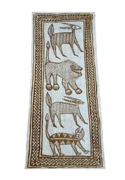 African Animal Woven Tapestry Wall Hanging (BR1)
