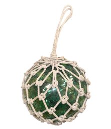 Extra Large Japanese Blown Glass Fishing Float Buoy (BDR)