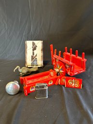 Puzzle Wagon Stopper Lighter Tile And Stone Bird