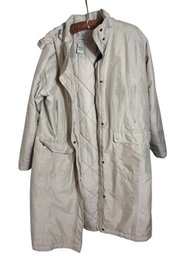 LL Bean Womens Beige Quilted Inner Jacket (BR1)