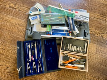 Post Drawing Instruments, Helix, X-Acto, Cutting Strip Board  (3rd