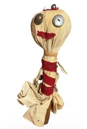 Old Folk Art Cloth Doll Raddle (B)