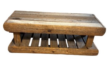 Rustic Indoor Wooden Bench (BR1)