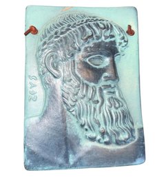 Greek Jupiter Wall Art Plaque (DR)