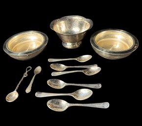 Silver Plated Spoons & Bowls Reed & Barton, W&S Blackinton Etc