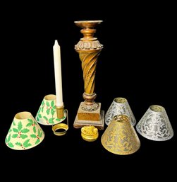 Candlestick Holders, Candles & Small Lamp Shades