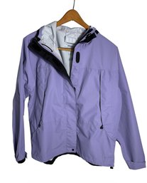 LL Bean Purple Rain Jacket Womens Size Medium (BR1)