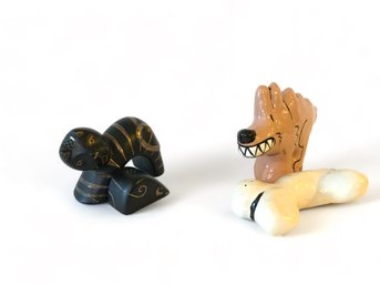 Two Pairs Of Salt And Pepper Shakers