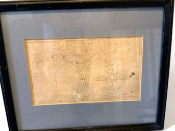 Antique 1809 Annis Squam Harbour Map