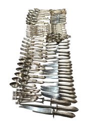 Sterling Silver Flatware Set Monogramed