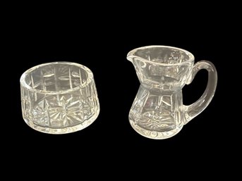 Waterford Creamer And Sugar Bowl