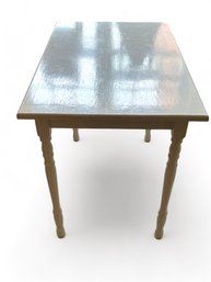 White Rectangle Table