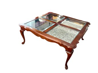 Beveled Glass Coffee Table