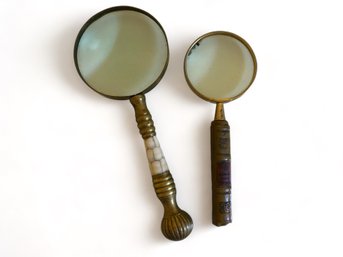 Antique Magnifying Glass Set (D)