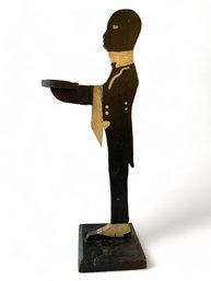 Vintage Butler Statue. (Dr)