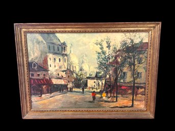 Original Oil Sacre Couer De Montmatre