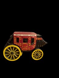 Cast Iron Wells Fargo Bank Stage Coach 3'