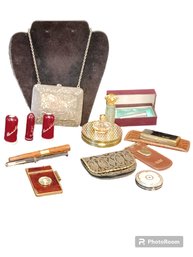 Lot Of Vtg Ladies Vanity And Writing Implements