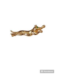 Gold 14K  Cat Pin
