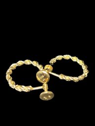 14K Gold Maker R.L., Earrings