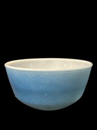 Fire King Vintage Blue Ceramic Bowl