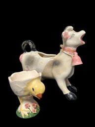 Ceramic Porcelain Farm Animals (2)