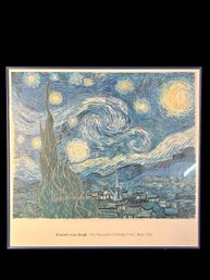 Vincent Van Gogh Starry Night Print, Museum Print  (BDRM2)