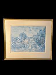 Roses On The Bluff, William Welch Print, Signed (BDRM2)