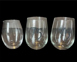Stemless Wine Glasses (D)