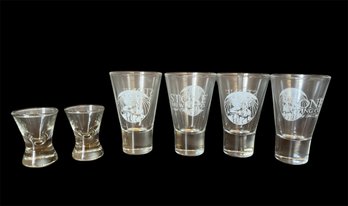 Stone Brewing Co. Sampling Taster Glasses & Shot Glasses (d)