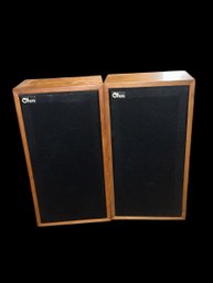 Ohm Vintage Speakers (2) - Sold As Is