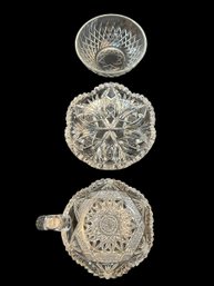 Crystal & Intricate Glass Items (3)