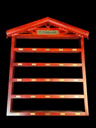 Collectors Hummel Wooden Display Hanging Shelf