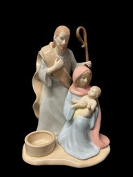 The Holy Family Ceramic Statue
