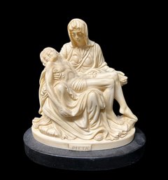 The Madonna Della Pieta Stone Figurine