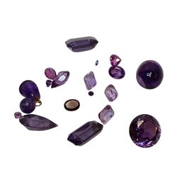 Amethyst And Purple Glass, Crystal 2ct To 18.5ct