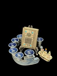 Judeica Lot Torah Siddur Avodot Prayer Book (DR)