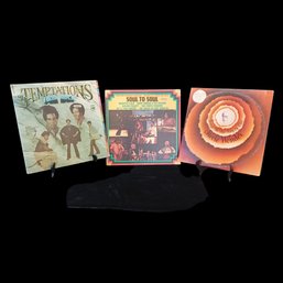 Vinyl Lot 14: The Temptations,  Soul To Soul - Music From Original Soundtrack,  Stevie Wonder
