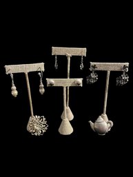 1996 Seagull Pewter Pin, Sarah Co. Pin & Silver-tone Costume Jewelry