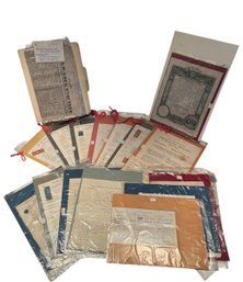 Antique Contracts, Summons & Other Documents (LR)