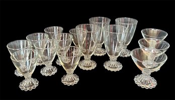 Set Of Candlewick Stemware