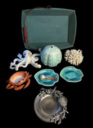 Sealife Decor & Appetizer Dishes/Tray (G)