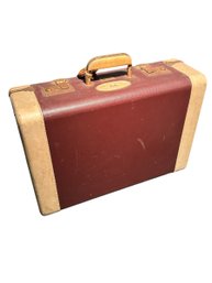 Royal Luggage Ingham Of Boston Antique Suitcase (A)