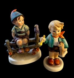 Wayside Harmony & Boy With Horse Hummels (2)