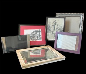 Set Of 5 Frames & Beveled Mirror (GBR2)
