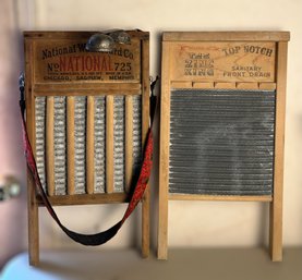 National Washboard Co. Vintage Washboards, (2)