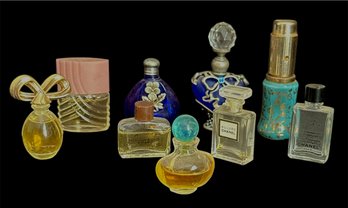 9 Mini Designer Vintage Perfumes Bottles (gbm2)