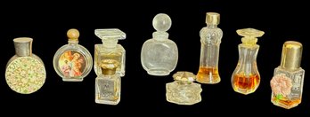 9 Mini Vintage Designer Perfume Bottles (gbm2)